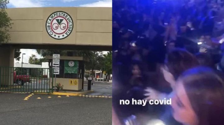 Suspenden Club Campestre Victoria tras fiesta masiva que resultó en contagios de covid