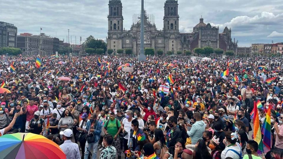 Después de un año de pandemia se realizó la marcha en la CDMX