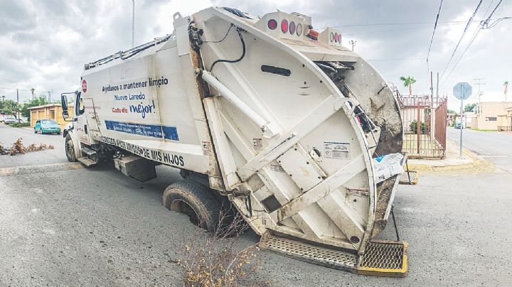 VIDEO: Colapsan calles en Nuevo Laredo, se abre otro socavón