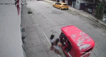 Captan a hombre en mototaxi propasándose con niñas; fue detenido