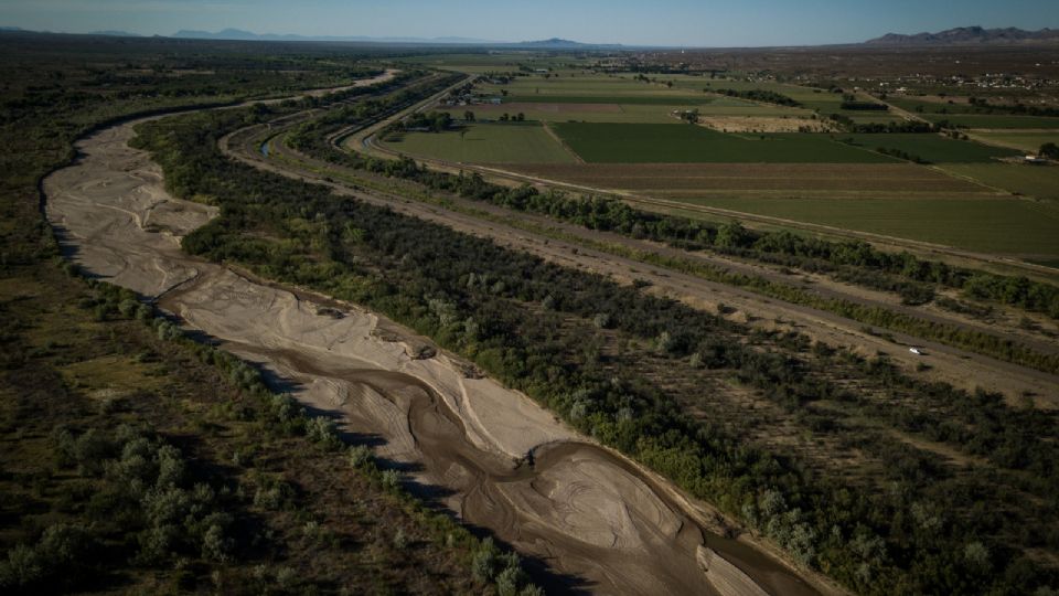 El cambio climatológico se empieza ver en la falta de agua por la baja afluencia del Río Bravo.