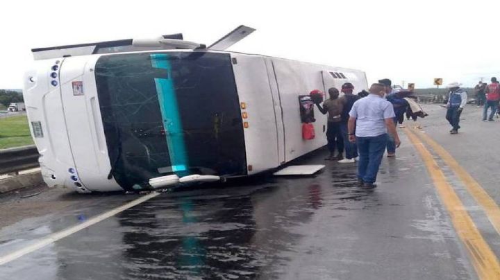 Desaparecen 18 haitianos en Tamaulipas tras volcadura