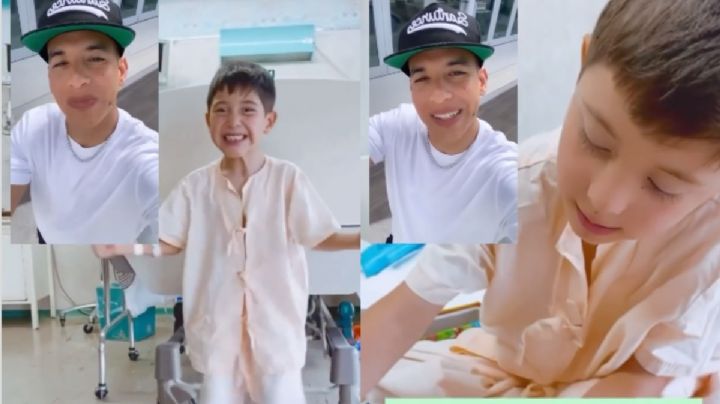 Daddy Yankee saluda a niño de Tampico antes de cirugía de corazón
