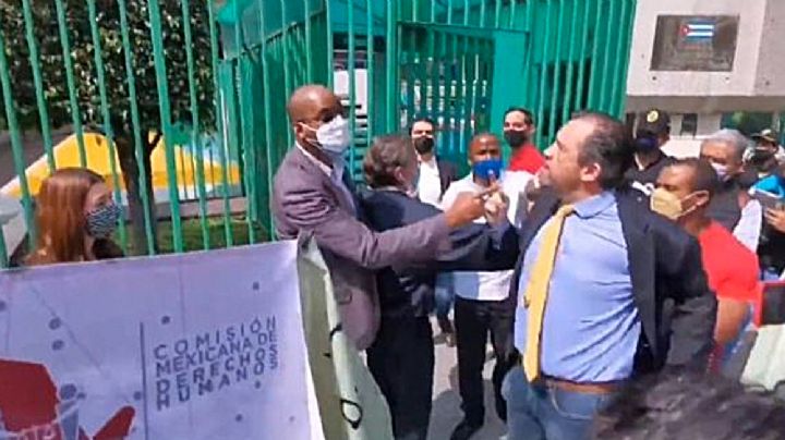 Presidente de Derechos Humanos agrede con racismo a personal de la Embajada de Cuba
