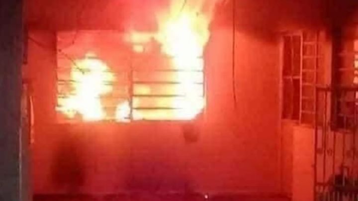 Esposa causó incendio en casa con todo y su esposo adentro por flojo y desordenado