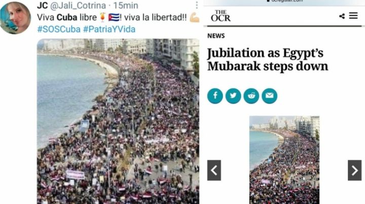 Protestas en Cuba afectadas por Fake News, no todos los videos son reales