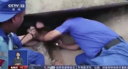 VIDEO: Emotivo rescate de bebé tras inundaciones en China, su mamá murió por salvarla