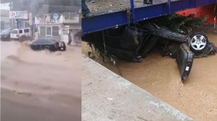 VIDEO: Momento en que muere joven arrastrada por la corriente en Nogales