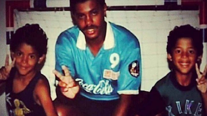 Zizinho y sus hijos, Giovani y Jonathan Dos Santos  jugaron en Nuevo Laredo