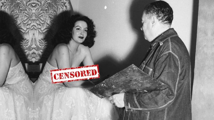 María Félix regaló pintura de Diego Rivera por vestido transparente