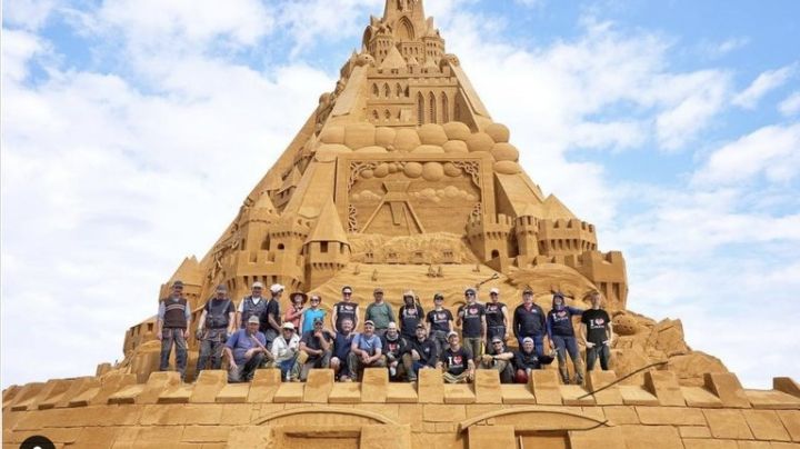 Nuevo Récord Guinness: el castillo de arena más grande del mundo: VIDEO