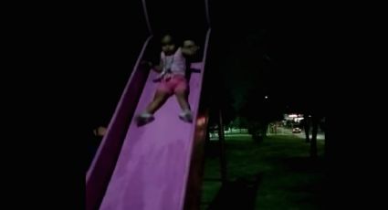 VIDEO: Captan supuesto fantasma en parque muy cerca de una niña