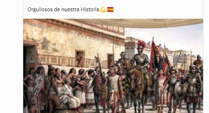 ¡Ofensa Nacional! Un partido de ultraderecha español llamó "liberación" a la conquista de México