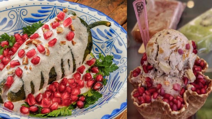 Helado de chile en nogada, un postre que encanta a turistas