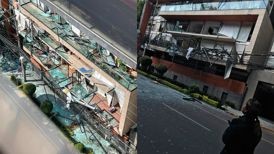 El siniestro registrado en un edificio habitacional en la Avenida Coyoacán, cobró la vida de una víctima