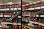 VIDEO: Encuentran serpiente de 3 metros en estante de supermercado
