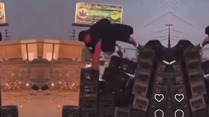 Milk Crate Challenge el peligroso reto viral de las fracturas: VIDEO