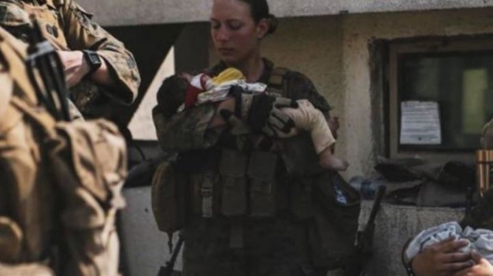 Última foto de una sargento estadounidense previo al atentado en Afganistán: "Amo mi trabajo"