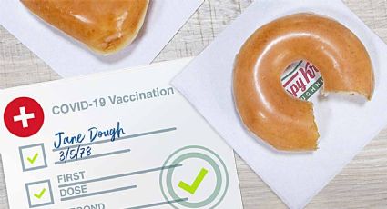 Krispy Kreme regala 2 donas a las personas vacunadas contra covid-19