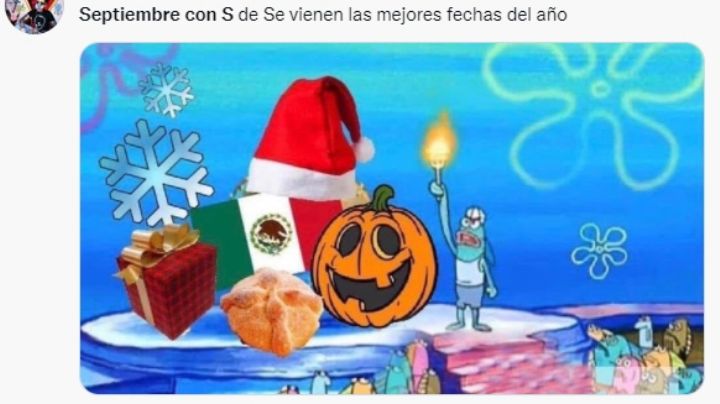 "Septiembre con s de...": El nuevo meme para celebrar el inicio del mes patrio