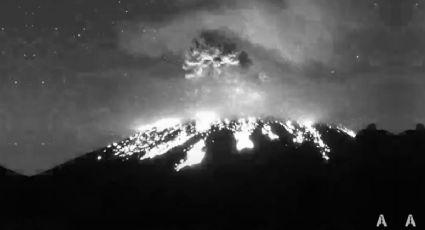 Explosión de volcán Popocatépetl alerta a los habitantes de Puebla