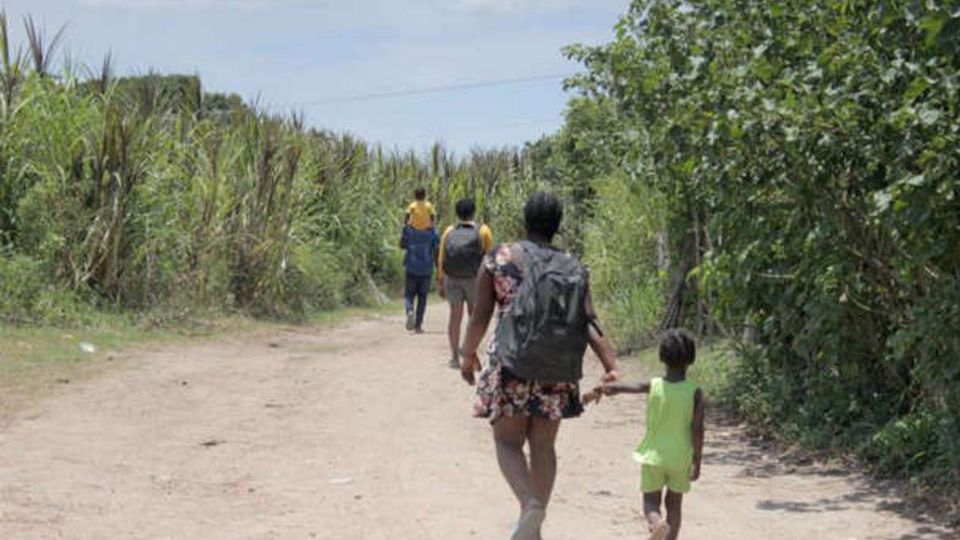 Los migrantes han estado siendo buscados por la Guardia Nacional y los agentes de migración en este tramo