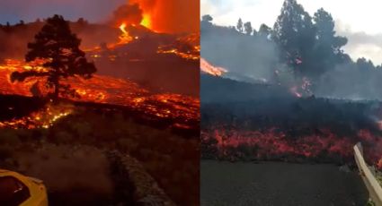 IMPACTANTES VIDEOS/FOTOS: Así entra en las casas la lava del volcán de La Palma