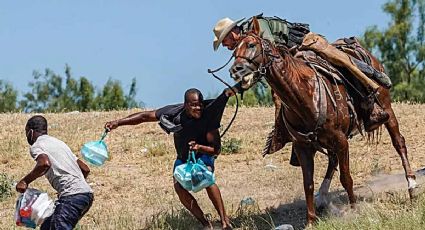 VIDEO: Como en la época esclavista, agentes someten con caballo y lazo a migrantes