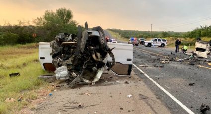 Choque de frente en Zapata, Texas deja una mujer sin vida