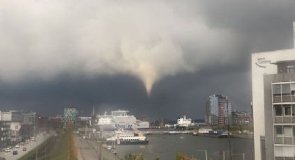 VIDEO: Sorprendente tornado azota ciudad en Alemania