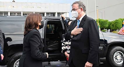 Llega Ebrard a reunión con Kamala Harris: definirán apertura de movilidad en la frontera