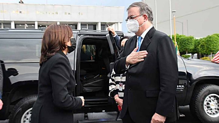 Llega Ebrard a reunión con Kamala Harris: definirán apertura de movilidad en la frontera