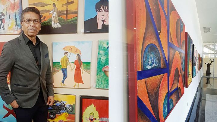 Invita pintor Pedro Ramos a su exposición en el Centro Cultural