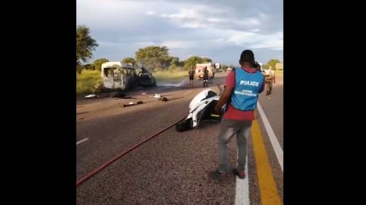 17 muertos en accidente vial de Sudáfrica