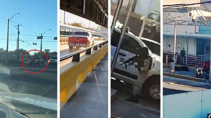 VIDEO: Persiguen a camioneta en Texas; intenta cruzar a Tamaulipas y se estrella en el puente