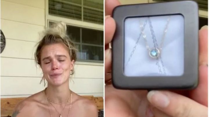 Video: Chica se fabrica un collar con las cenizas de su madre "ahora me acompañará por siempre".