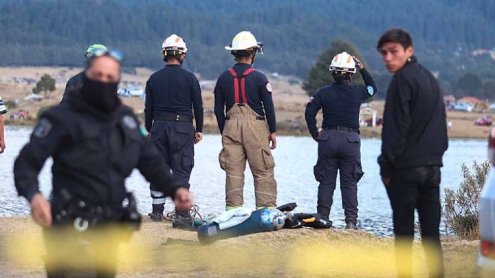 BROMA MORTAL: le avientan sus tenis a laguna helada, va por ellos y ya no sale