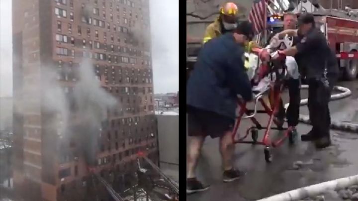 VIDEOS: Gran incendio en Nueva York ha dejado al menos 31 personas heridas