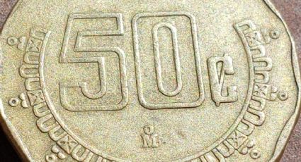 Dan hasta 21 mil pesos por moneda de 50 centavos con este detalle | FOTO