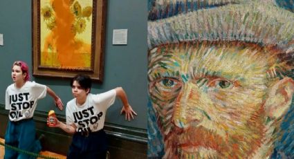 Arrojan salsa de tomate a famosa pintura de Van Gogh en museo de Londres | VIDEO