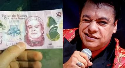 Increíble pero cierto: circula billete falso de 50 pesos con cara de Juan Gabriel