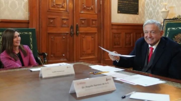 AMLO se reúne con presidenta de Walmart; logra acuerdo comercial