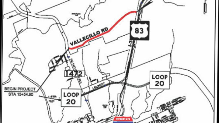 Completan fondos para Vallecillo Road