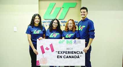 Cinco alumnos de UTNL obtienen beca y se van a estudiar francés a Canadá