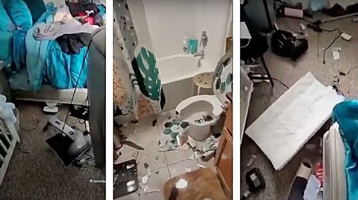 VIDEO | Madre castiga a su hijo quitándole el celular; él hace berrinche y destroza la casa