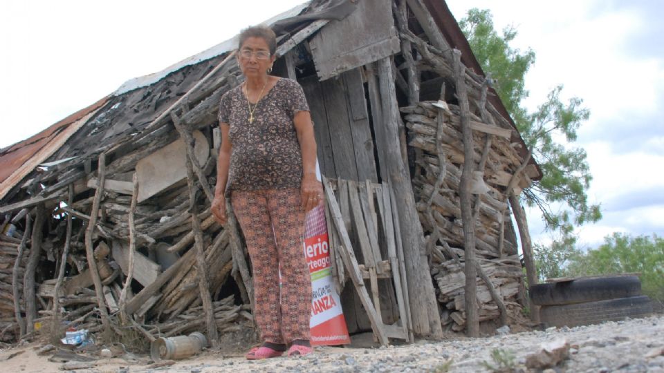 Ésta es la casa que la señora María Elida heredó de sus padres.