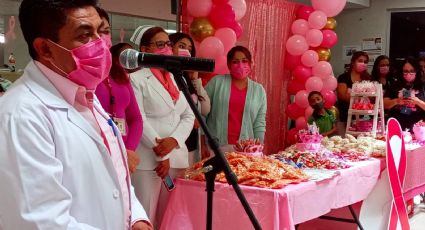 Pintaron a Nuevo Laredo de rosa en Día mundial contra el cáncer de mama