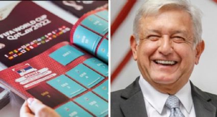 Compra estampas para álbum de Qatar 2022 y le sale un sticker especial de AMLO | VIDEO