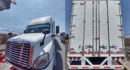 Roban 100 refrigeradores de tráiler que venía a Nuevo Laredo; amarran a chofer