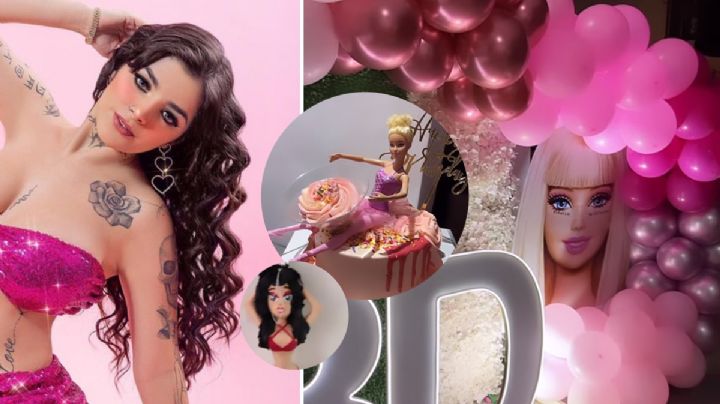 Karely Ruiz festeja su cumpleaños con fiesta temática de Barbie | VIDEO